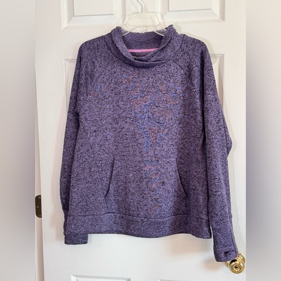 TekGear Purple Activewear Athleisure Loungewear Pocket Sweatshirt Size Large - Picture 1 of 5